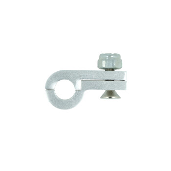 Single Hose P-Clamp Bracket 7,90mm (5/16") - satin silver | BOOST products