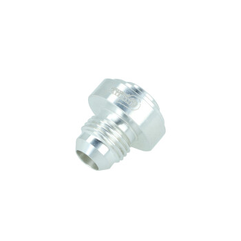 Weld on Adapter Dash 6 Male - Aluminium