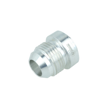 Weld on Adapter Dash 10 Male - Aluminium