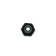 Screw-in Adapter ORB Dash 6 Male to Barb 8mm (5/16") - satin black
