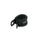 Cushioned Hose P-Clamp Bracket 12,7mm (1/2") - satin black