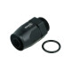 BOOST products Swivel Hose End Dash 10 to M22x1,5mm male with O-Ring - straight - satin black