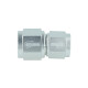 Adapter Reducer Dash 10 Female to Dash 8 Female - satin silver