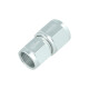 Adapter Reducer Dash 10 Female to Dash 8 Female - satin silver