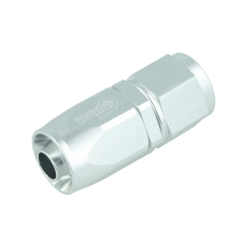 BOOST products Hose End Dash 8 - straight - satin silver