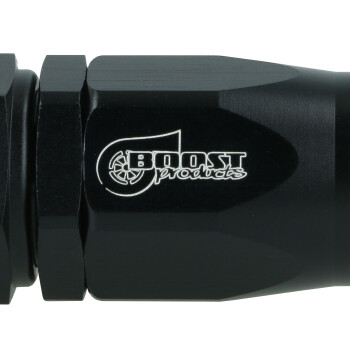 BOOST products Hose End Dash 8 - straight - satin black