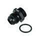 High Flow Adapter Dash 10 Male to M22x1,5 Male with O-Ring - satin black