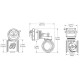 Pneumatic (Boost-Based) Straight Gate50 Wastegate black, 6 psi | TS-0565-1762