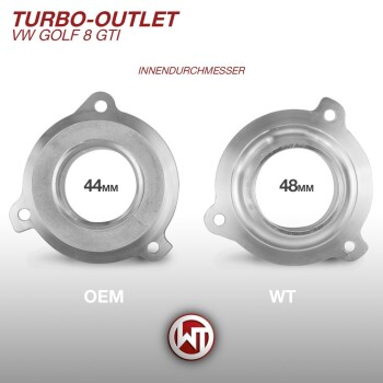 Turbo outlet for VAG 2.0 TSI engine EA888 GEN 4 | Wagner Tuning