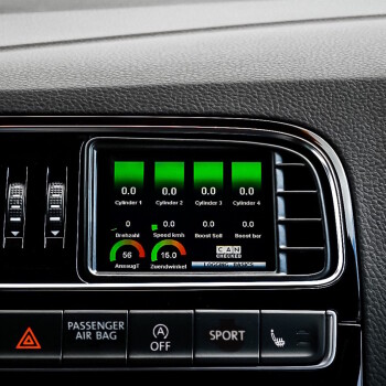 CANchecked MFD32 GEN 2 - 3.2" OBD2 Display VW Polo 6R/6C (incl. WRC) - RHD