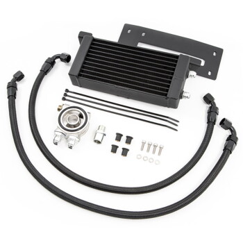 Oil cooler upgrade kit for Hyundai Kona - black