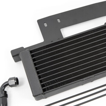 Oil cooler upgrade kit for Hyundai Kona - black