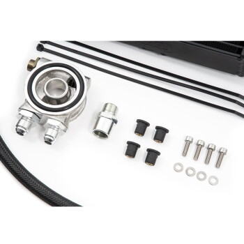 Oil cooler upgrade kit for Hyundai Kona - black