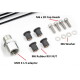 Oil cooler upgrade kit for Hyundai Kona - black