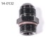 Thread adapter -10 AN / Dash 10 ORB male to -10 AN / Dash 10 male
