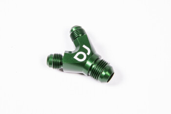 Y-adapter 2x -06 AN / Dash 6 to -08 AN / Dash 8
