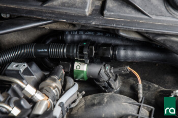 PCV / CCV quick connect adapter (19mm female to -10 AN / Dash 10 male - 0°)