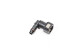 SAE quick connect adapter 5/16" female to barb 3/8" - 90°