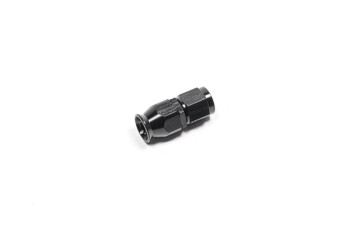 -06 AN / Dash 6 hose end - 0° straight - black
