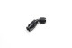 -06 AN / Dash 6 PTFE hose end - 45° - black