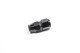 -08 AN / Dash 8 PTFE hose end - 0° straight - black