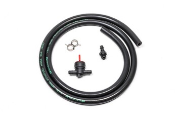 Oil catch can petcock drain kit - universal - single application
