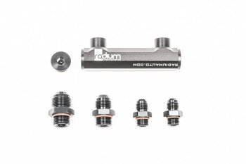 Fuel log manifold - 4-Port collector - universal