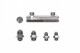 Fuel log manifold - 4-Port collector - universal