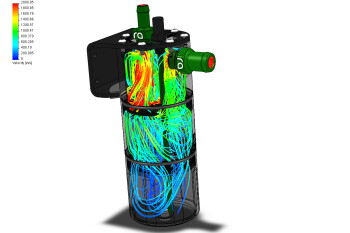 Competition oil catch can kit - VTE (vent to engine air intake) - tall 0,9 liter - universal