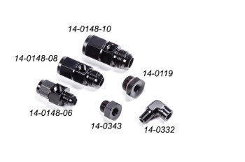 Fuel pressure gauge - 0-100 psi / 0-6.5 bar - Dash 8 adapter