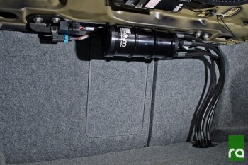 Bulkhead plate -06 AN / Dash 6 - with fittings and nuts