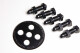 Bulkhead plate -06 AN / Dash 6 - with fittings and nuts