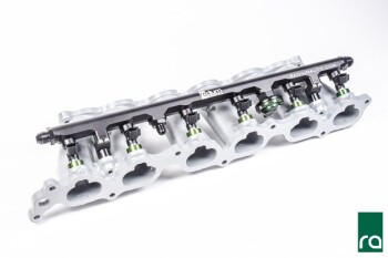 Fuel rail top feed conversion - Toyota 2JZ-GTE