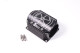 Bracket with heat exchange fins for fuel filters, oil catch cans, external fuel pumps - 60mm