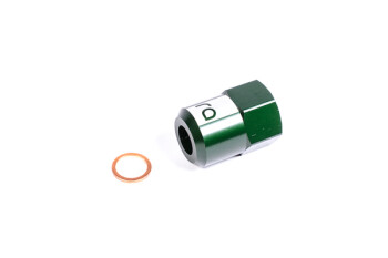 Check valve adapter Bosch 044 to -10 AN / Dash 10 ORB