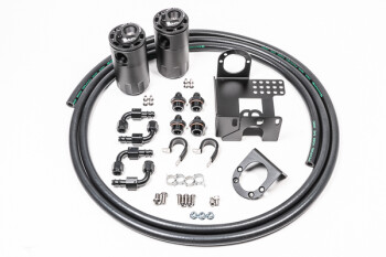 Dual oil catch can kit - Mazda MX-5 (1990 - 2005) - fluid...