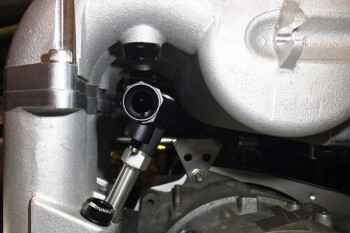 Fuel rail top feed conversion - Mazda 13B-rew secondary