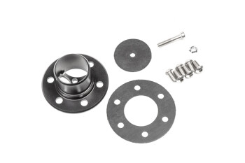 Remote mount fill neck - 0° straight - barb 1.5"