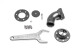Remote mount fill neck - 90° -24 AN / Dash 24 to barb 1.5"