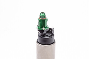 Fuel pump outlet adapter with check valve -06 AN / Dash 6 male