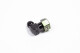 SAE quick connect adapter 3/8" female to -06 AN / Dash 6 male - low profile elbow