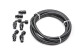 -08 AN / Dash 8 universal DIY PTFE hose kit - black
