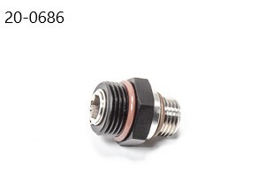 Thread adapter swivel -08 AN / Dash 8 ORB to -06 AN /...