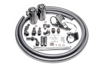 Dual oil catch can kit - Subaru WRX (2022+) - fluid lock