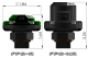 Fuel Pulse Damper FPD-R direct mount Kit - swivel -08 AN / Dash 8 ORB | 20-0776