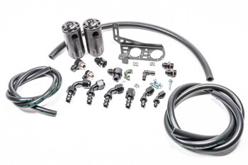 Dual oil catch can kit - Lamborghini Gallardo LP - fluid...