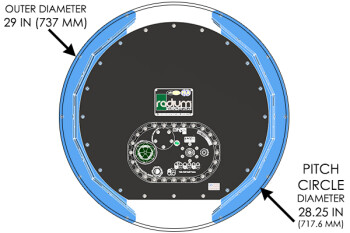 Install Kit for Motosport Spare Tire Fuel Cell / Fuel Tank