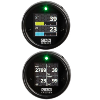 CANchecked MFD15 GEN 2 Display with OBD2 with adapter ring Audi A3 8V