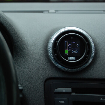 CANchecked MFD15 GEN 2 Display with OBD2 with adapter ring Audi TT 8J