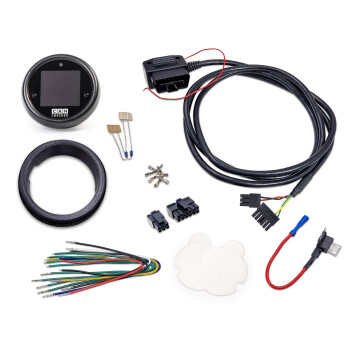 CANchecked MFD15 GEN 2 Display with OBD2 with adapter ring Mazda MX-5 (NC)